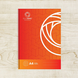 Spirálfüzet A4, 70lap Bluering® kockás