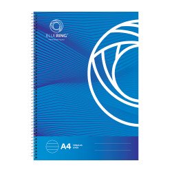 Spirálfüzet A4, 70lap, Bluering® vonalas Spirálfüzet Bluering