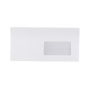 Boríték LA4 enyvezett bélésnyomott jobb ablakos 45x90mm 110 × 220mm J20A15 Bluering® fehér