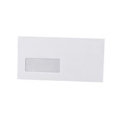 Boríték LA4 szilikonos bélésnyomott bal ablakos 35x90mm 110x220mm B20A20 Bluering® fehér Boríték Bluering