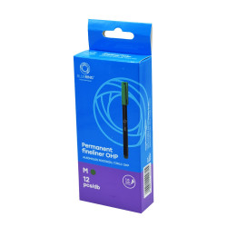 Rostirón, tűfilc alkoholos 1mm, OHP Bluering® M zöld Tűfilc Bluering