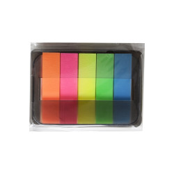 Jelölőcímke 12x50mm, 5x25lap, műanyag adagolóban Bluering®