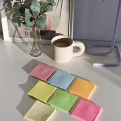 Jegyzettömb öntapadó, 75x75mm, 80lap, Bluering® , pasztellkék Öntapadó jegyzettömb Bluering