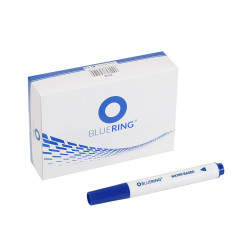 Flipchart marker rostirón vizes kerek végű 3mm, Bluering® kék Flipchart marker Bluering