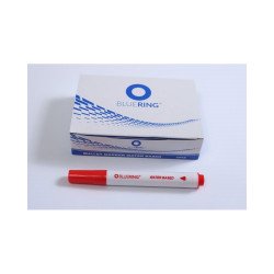 Flipchart marker rostirón vizes kerek végű 3mm, Bluering® piros Flipchart marker Bluering