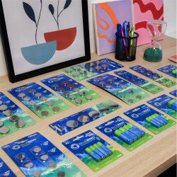 Gombelem LR54 (LR1130, AG10) Bluering® Elem, akkumulátor, töltő Bluering