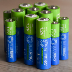 Elem tölthető akku AAA mikro HR03 1200mah 4 db/csomag, Bluering®