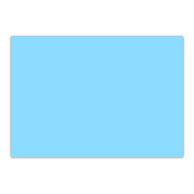 Dekor karton 2 oldalas 50x70 cm, 200g 25ív/csomag, Bluering® világoskék