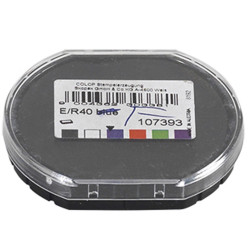 Bélyegző cserepárna, E/R40 Colop fekete Bélyegző és kelléke Colop