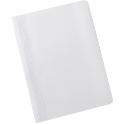 Gyorsfűző műanyag A4, PP Fornax fehér Gyorsfűző műanyag Fornax