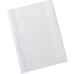 Gyorsfűző műanyag A4, PP Fornax fehér Gyorsfűző műanyag Fornax