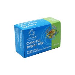 Gemkapocs 50mm, 100 db/doboz, Bluering® színes Kapocs és adagoló Bluering