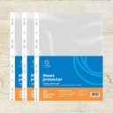 Genotherm lefűzhető, A4, 120 micron víztiszta Bluering® 25 db/csomag,