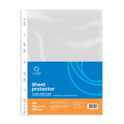 Genotherm lefűzhető, A4, 120 micron víztiszta Bluering® 25 db/csomag, Lefűzhető genotherm Bluering