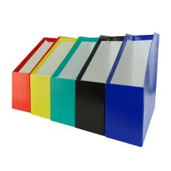 Iratpapucs 9cm, karton, lakkozott Bluering® piros Iratpapucs Bluering