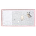 Iratrendező A4, 7,5cm,lapraszerelt, Bluering® Smart piros