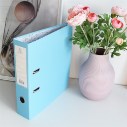 Iratrendező A4, 7,5cm,lapraszerelt, Bluering® Smart világoskék