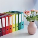 Iratrendező A4, 7,5cm,lapraszerelt, Bluering® Smart zöld