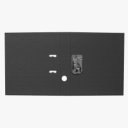 Iratrendező A4, 5cm, két oldalt PP borítás,lapraszerelt, Bluering® Premium fekete