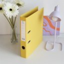 Iratrendező A4, 5cm, két oldalt PP borítás, Bluering® Premium sárga