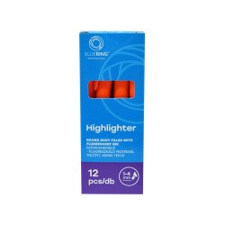 Szövegkiemelő kerek test Bluering® narancs Szövegkiemelő Bluering