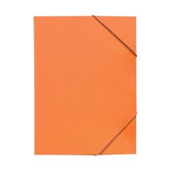 Gumis mappa A4, 300g. karton sarok gumírozással Bluering®, narancs Gumis mappa Bluering