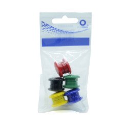 Mágnes 20mm, 10 db-os 5 féle vegyes színek Bluering® Táblamágnes Bluering