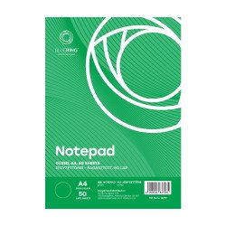 Jegyzettömb ragasztott, A4, 50lap, Bluering® sima Jegyzettömb Bluering