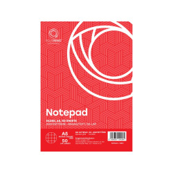 Jegyzettömb ragasztott, A5, 50lap, Bluering® kockás Jegyzettömb Bluering