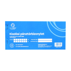 Kiadási pénztárbizonylat 25x2lapos B.318-103/V Bluering® Pénzügy Bluering