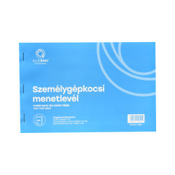 Személygépkocsi menetlevél A5, 100 lapos D.GEPJ.36/5 Bluering® Nyilvántartás Bluering