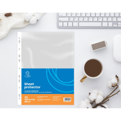 Genotherm lefűzhető A4, 35 micron narancsos 100 db/csomag Bluering®