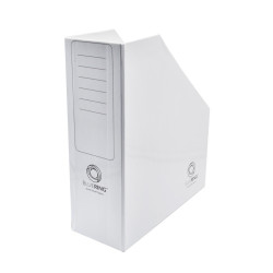 Iratpapucs 9cm, karton, fóliázott Bluering® fehér