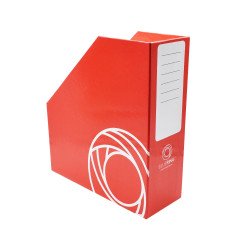 Iratpapucs 9cm, karton, fóliázott Bluering® piros Iratpapucs Bluering