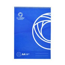 Jegyzettömb spirálozott, A4, 60lap, Bluering® vonalas Jegyzettömb Bluering