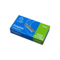 Tűzőkapocs 24/6 hegyezett Bluering® Kapocs és adagoló Bluering