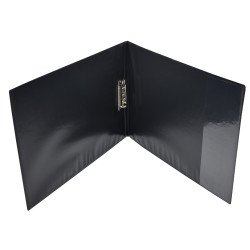 Villámzáras mappa A3, fekvő műanyag, Bluering®, fekete Villámzáras mappa Bluering