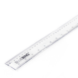 Vonalzó 50cm, műanyag Bluering® Vonalzó, szögmérő Bluering