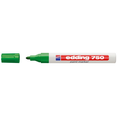 Lakkmarker 2-4mm, kerek Edding 750 zöld