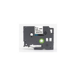 Feliratozógép szalag Brother TZE211 6mm ECO fekete/fehér Nyomtató és feliratozó gép, kellékek Eco
